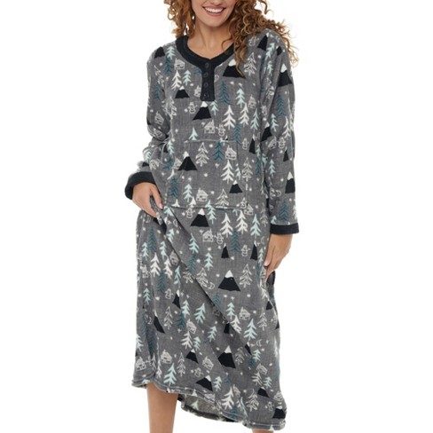 ADR Women's Cotton Victorian Poet's Nightgown, Juliet Long Sleeve