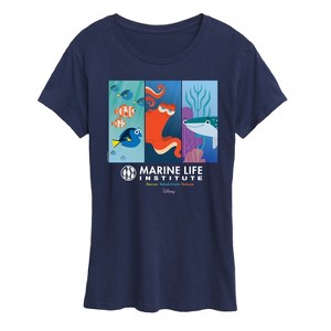 Women's - Disney - Marine Life Institute Short Sleeve Graphic T-Shirt - 1 of 4