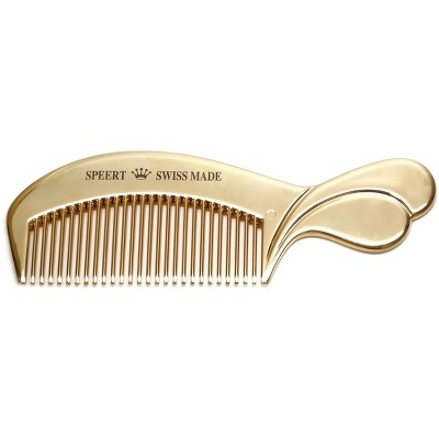 Speert Handmade European Side Comb Style #317 Diamond Crystal Tortoise 2.75" x 2
