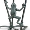 SPI Home Frog and Flower Trio Candleholder – Nature-Inspired Aluminum Accent with Whimsical Garden Charm - 4 of 4