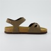 CUSHIONAIRE Lauri Cork Footbed Sandals for Women with Back Strap – Walking Style with Adjustable Buckle Ankle Strap Footbed Slides - 4 of 4