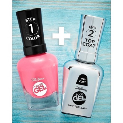 Sally Hansen Miracle Gel Nail Polish - 101 Shiny Top Coat - 0.5 fl oz_2