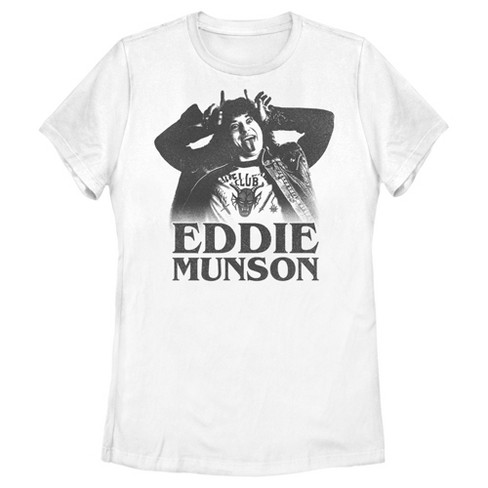 Women's Stranger Things Crazy Eddie T-Shirt - image 1 of 4