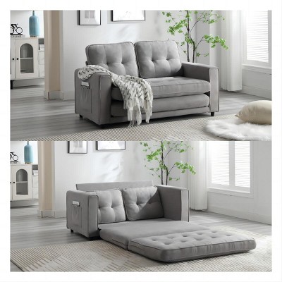 3 Fold Sofa,Convertible Futon Couch sleeper sofabed,Space saving loveseat,Pull Out Couch Bed for Living Room