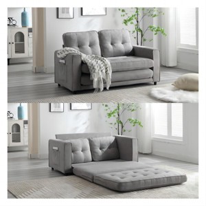 CENGHU 3 Fold Sofa, Convertible Sleeper Sofa Bed, Pull Out Couch Sofa Bed For Living Room Bedroom - 1 of 4