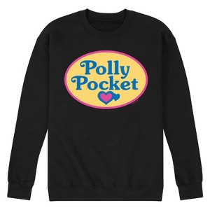 Men's - Polly Pocket - Polly Pocket Color Logo Graphic Fleece Sweatshirt - 1 of 4