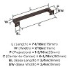 Amerock Lintel Pull for Cabinets, Drawers, and Furniture - 4 of 4