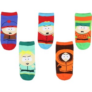 South Park Adult Cartman Kyle Stan Kenny Butters Mix And Match Ankle Socks - 1 of 3