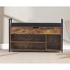 NicBex Shoe Rack Bench Shoe Storage Organizer with Lift Top Storage Box 2 Tier Industrial Shoe Rack Shoe Cabinet for Entryway - 3 of 4