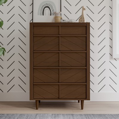 Child Craft Surrey Hill 5 Drawer Chest for Nursery or Bedroom, Anti-Tip Kit Included to Prevent Tipping, Non-Toxic, Baby Safe Finish
