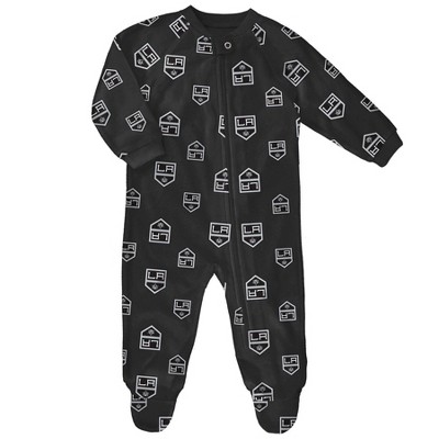 Image of NHL Los Angeles Kings Infant All Over Print Sleeper Bodysuit - 0-3M