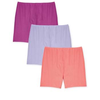 Comfort Choice Women's Plus Size 3-pack Cotton Bloomers, 15 - Neutral Pack  : Target