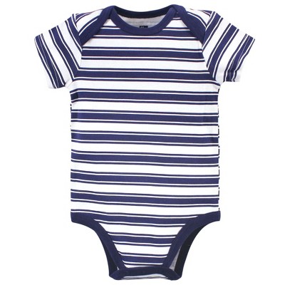 Hudson Baby Infant Boy Cotton Bodysuits, Boy Daddy 3-Pack, Preemie