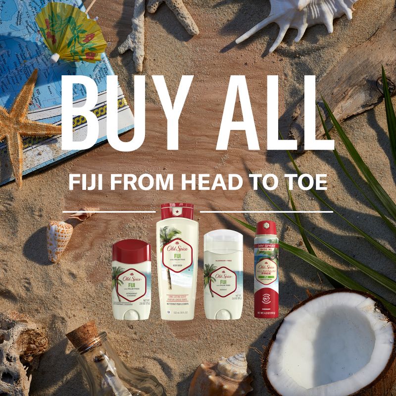 Old Spice Fiji Antiperspirant Deodorant for Men - Trial Size - Lavender/Coconut Scent - 0.5oz, 4 of 8