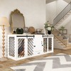 Famapy 81.5"W Multi-Purpose Dog Crate Furniture �?TV Stand & Storage Cabinet - 2 of 4