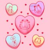 Girl's Garfield Candy Hearts T-Shirt - 2 of 4