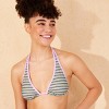 Women's Ribbed Textured Tall Triangle Bikini Top - Wild Fable™ - 3 of 4