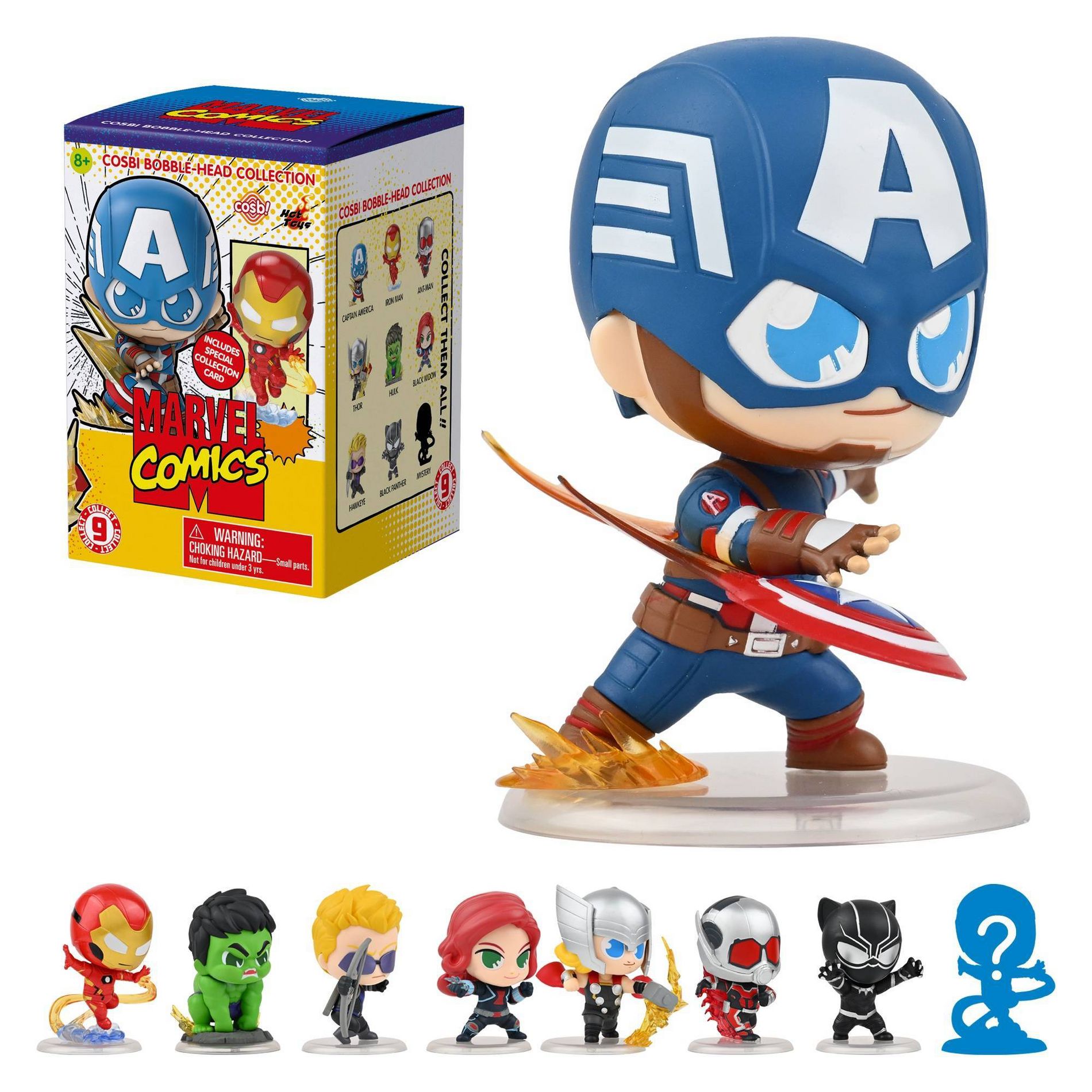 YuMe Marvel Cosbi Bobble Head Collection The Avengers Series Blind Box