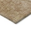 Orange Copper And Terra Cotta Abstract Washable Indoor Outdoor Area Rug - 4 of 4