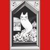 Girl's Design By Humans Ghost cat the Keeper of the Crypt By runcatrun T-Shirt - 2 of 2