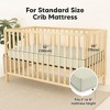 KeaBabies Isla Waterproof Crib Sheets for Boys, Girls, 2pk Baby Fitted Crib Sheet, Waterproof Crib Mattress Protector Sheets - 2 of 4