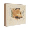 Elanze Designs America Collage 8 x 10 Tan Wood Tabletop Block Sign - 2 of 4