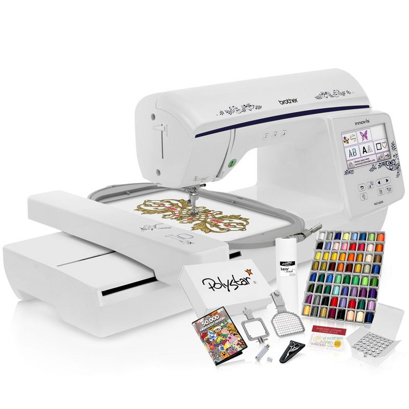 Brother Innov-ís NQ1600E Embroidery Machine with Grand Slam Embroidery Package + 6" x 10" Embroidery Field + Full Color LCD Screen, 1 of 7