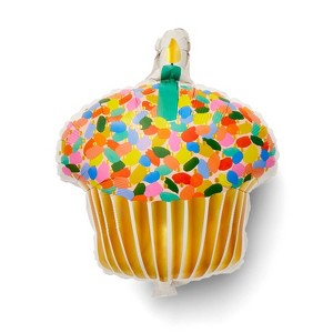 Rifle Paper Co. Birthday Cupcake Balloon - 1 of 4