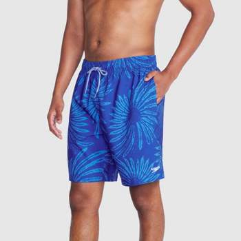 Speedo Men's 5.5" Floral Print Swim Shorts - Blue