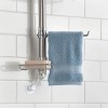 iDESIGN Forma Shower Caddy Station Brushed Stainless Steel: Bathroom Organizer, Rust-Resistant Shelf - 4 of 4