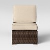 Halsted 2pk Armless Patio Sectional Chairs Tan - Threshold™ - image 2 of 4
