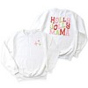 Simply Sage Market Women's Graphic Sweatshirt Holly Jolly Mama Colorful Front and Back - 2 of 4