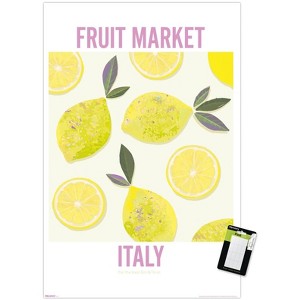 Trends International Reinders: Fruit Market - Lemons from Italy Unframed Wall Poster Prints - 1 of 4