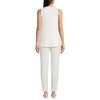 Lands' End Women's Cozy 3 Piece Pajama Set - Robe Top and Pants - 2 of 4