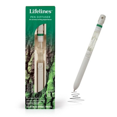 Lifelines Walk In The Woods Essential Oil Blends Pen Diffuser: Aromatherapy Gift Set, No Battery Required
