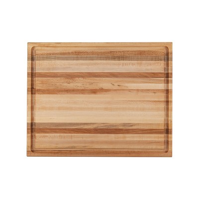 Maple Wood Rectangular Carving Board with Juice Groove, 16" x 12"