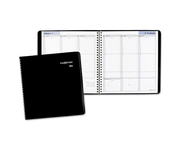 AT-A-GLANCE&#174; DayMinder&#174; Weekly Appointment Book 8 x 8 1/2 Black 2018