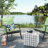 18"x15" Outdoor Patio Pouf - Room Essentials™ - 2 of 4