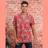 Men's Hawaiian Short - Sleeve Shirt, Classic Aloha Button - Down, Casual Beach Party Vacation Top - 2 of 4