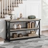 Farmhouse Console Table, 47.3" Entryway Table with Storage - 4 of 4