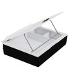BIRDROCK HOME Lap Desk with Storage and Cushion - Deep Compartment - Adjustable Top - Work from Home (Black) - 4 of 4