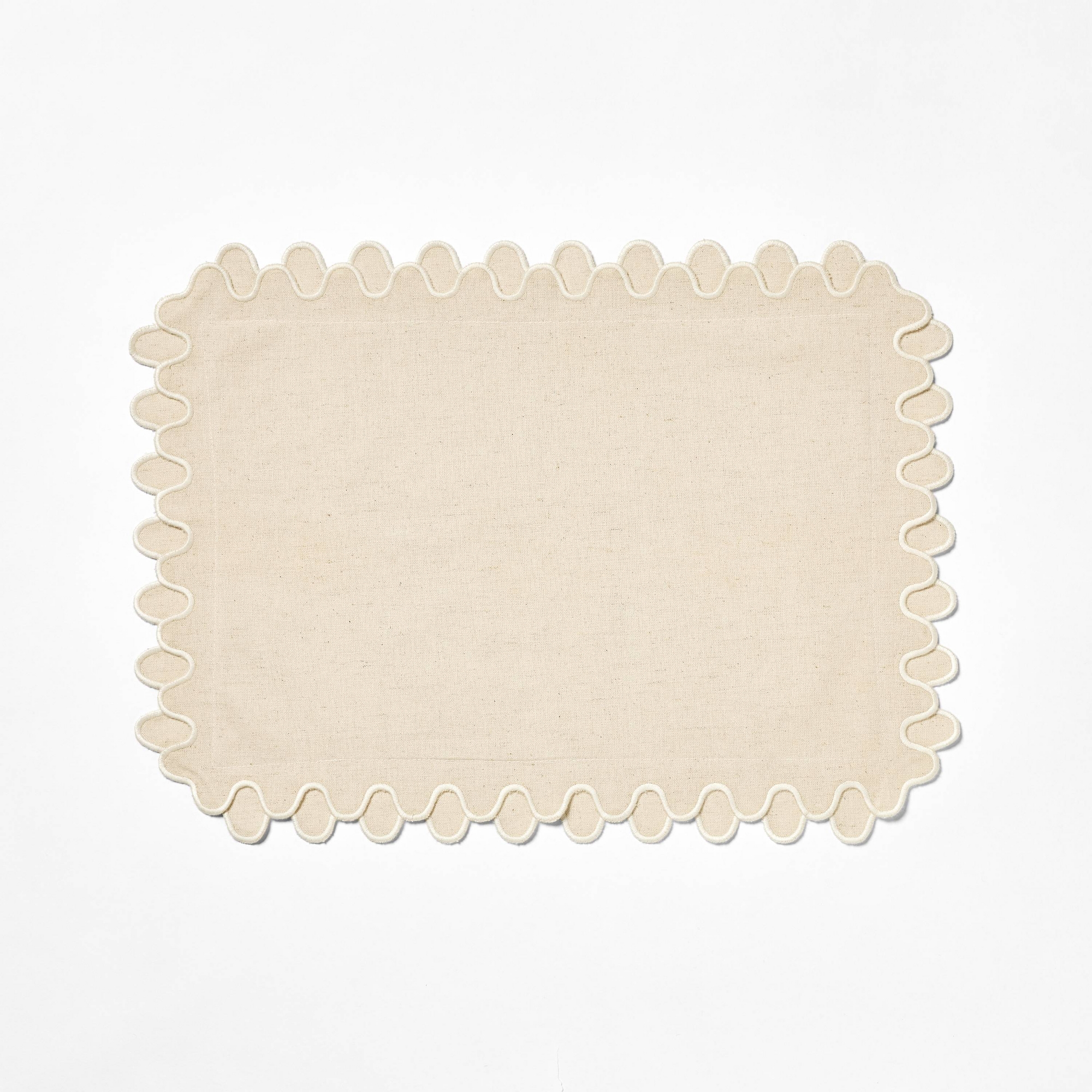 Scallop Placemat -Threshold™ designed with Studio McGee