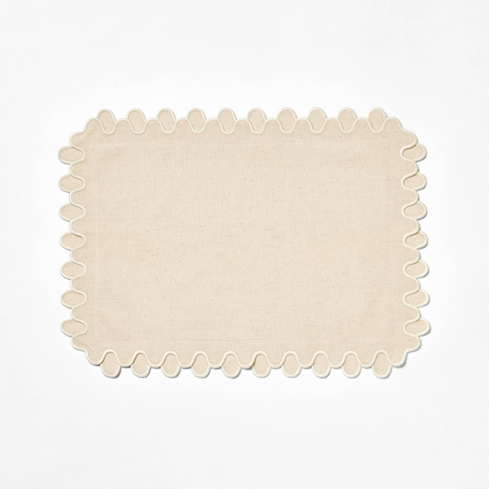Scallop Placemat -Threshold™ designed with Studio McGee