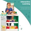 Best Choice Products Kids Pretend Play Grocery Store Wooden Supermarket Set w/ Chalkboard, Cash Register - 3 of 4