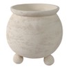 Planter Pot for Home Decor - Indoor and Outdoor - Plant Stand with Ball Feet Design That Elevates House, Patio, and Garden Decor - 9" Ivory - 3 of 4