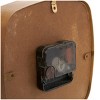 Set of 2 Metal Round and Square Tabletop Clocks with Black Bases and White Circle Hour Markers Gold - Olivia & May - 4 of 4