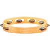 MEINL Recording-Combo Wood Tambourine One Row Dual Alloy Jingles Super Natural - 4 of 4