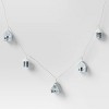 8ct LED Battery Operated Metal Village Novelty String Lights Warm White with Clear Wire - Wondershop™ - 3 of 4