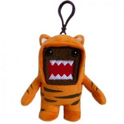 License 2 Play Inc Domo 4" Plush Clip On: Tiger Domo