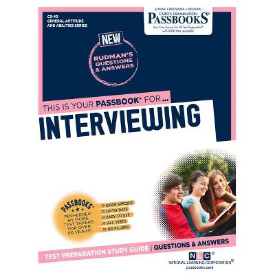 Interviewing - by  National Learning Corporation (Paperback)